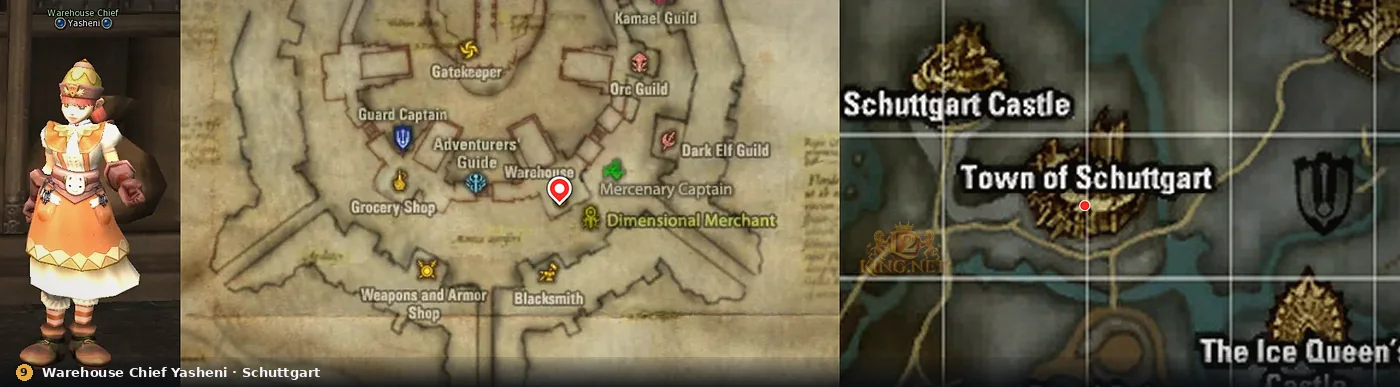 Warehouse Chief Yasheni в Town of Schuttgart в Lineage 2